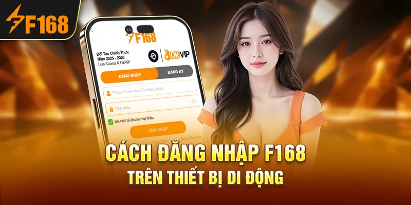 Cách đăng nhập F168 trên thiết bị di động